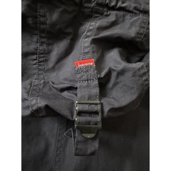 Supreme Wind Two Tone Jacket Burgundy Blue Size L Hoodie Cotton - Picture 6 of 10